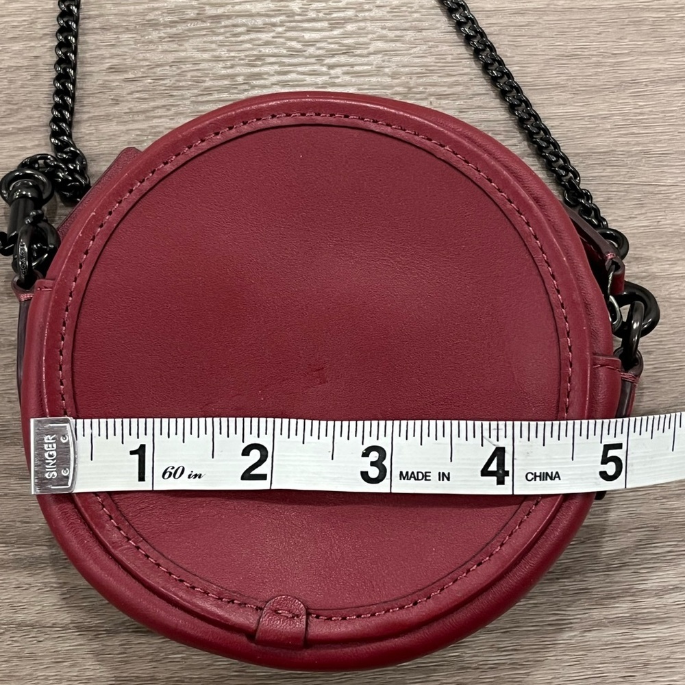 Coach Tea Rose Crossbody Bag Purse - Picture 6 of 7